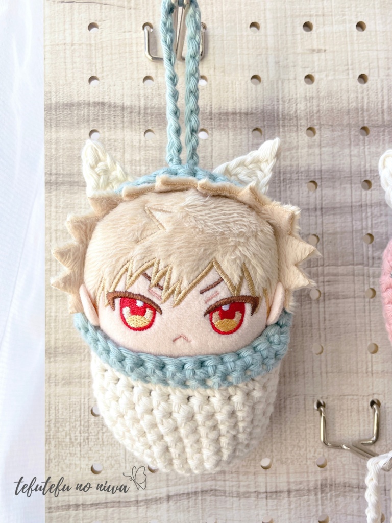 【ネコ耳】ぬい用寝袋 No.27 | tefutefu no niwa BOOTH店