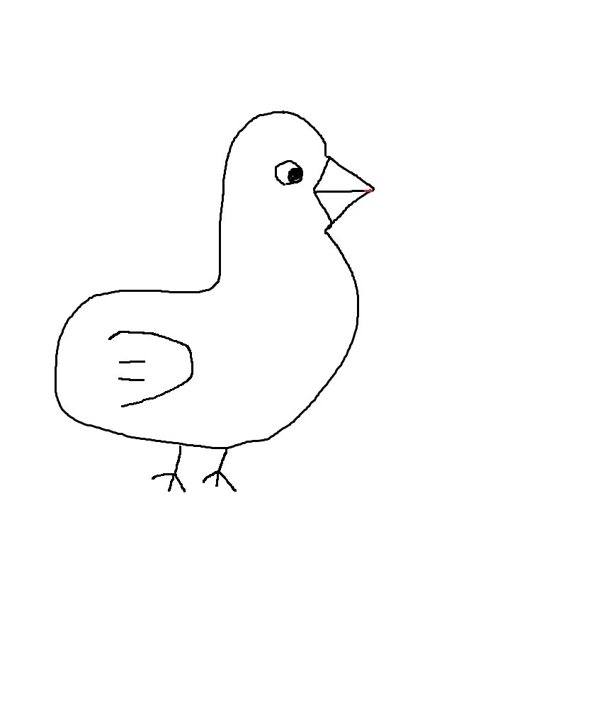 前ならえ文鳥Tシャツ