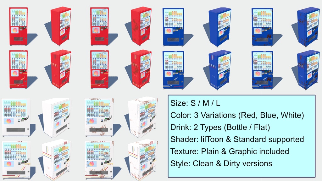 Vending Machine & Trash Can Pack