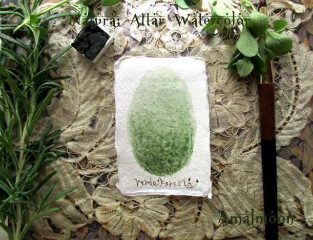 *♥*香る水彩絵具* Terra Verde Foresta *Natural Attar Watercolor♥*