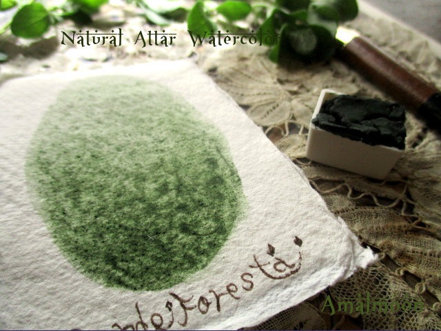 *♥*香る水彩絵具* Terra Verde Foresta *Natural Attar Watercolor♥*