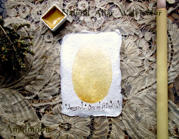 *香る水彩絵具* Armenian Ocra Gialla Pallida Natural Attar Watercolor