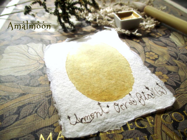 *香る水彩絵具* Armenian Ocra Gialla Pallida Natural Attar Watercolor