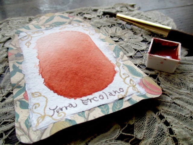 *♥*香る水彩絵具 Terra Ercolano Natural Attar Watercolor♥*