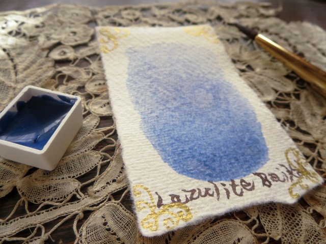 *♥*香る水彩絵具 Lazurite Baikal *Natural Attar Watercolor*♥*