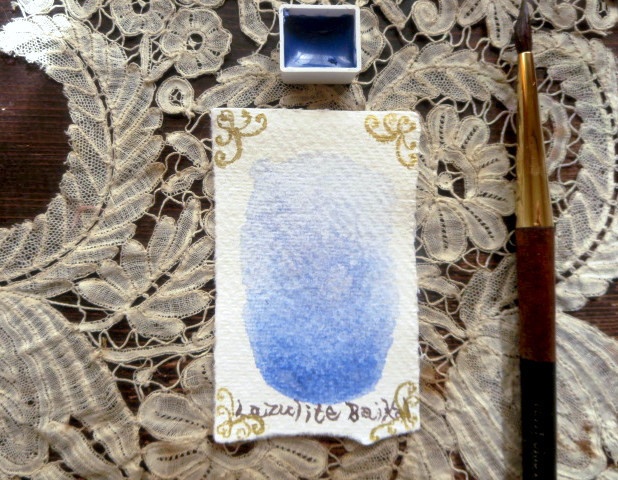 *♥*香る水彩絵具 Lazurite Baikal *Natural Attar Watercolor*♥*