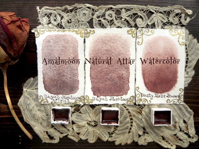 *♥香る水彩絵具 Caput Mortuum Violette Natural Attar Watercolor♥*