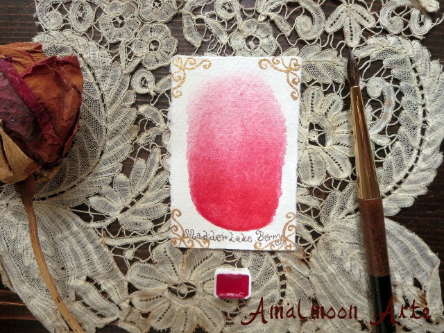 *♥*香る水彩絵具 Genuine Rose Madder Berry Natural Attar Watercolor*♥*