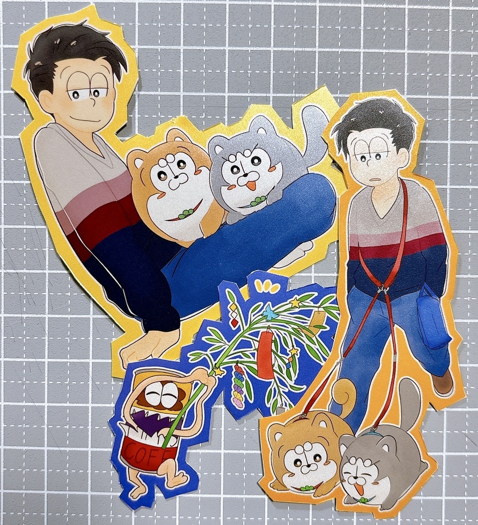 いぬと大蔵さんシールセット