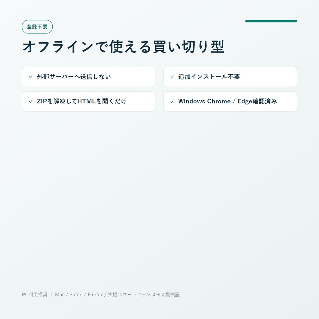 一人親方・小規模電気工事業者向け 現場利益計算ツール|材料費・人工・外注費から粗利益・利益率を自動計算