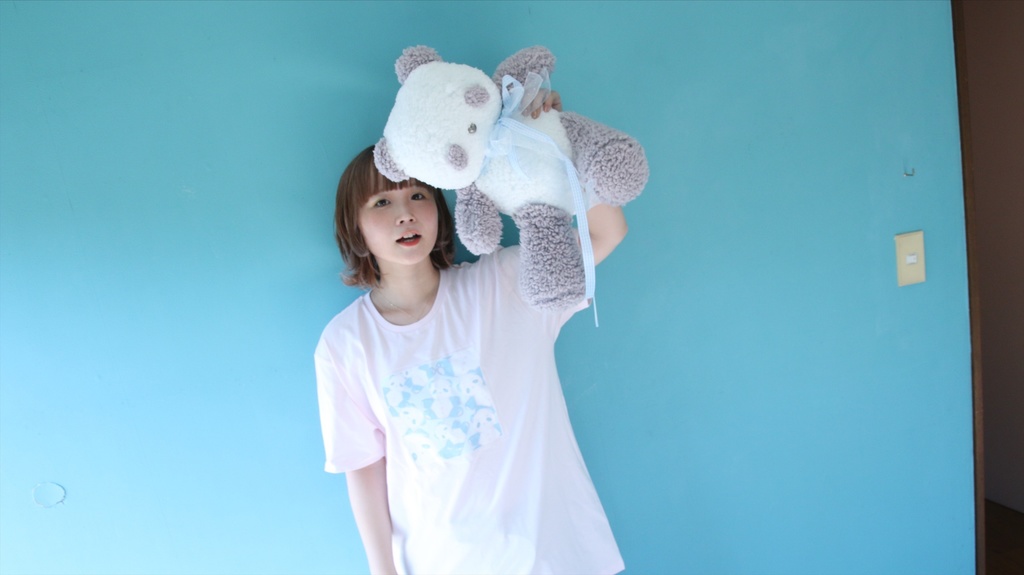(ライトピンク)TEDDY MAROPAN T-Shirts