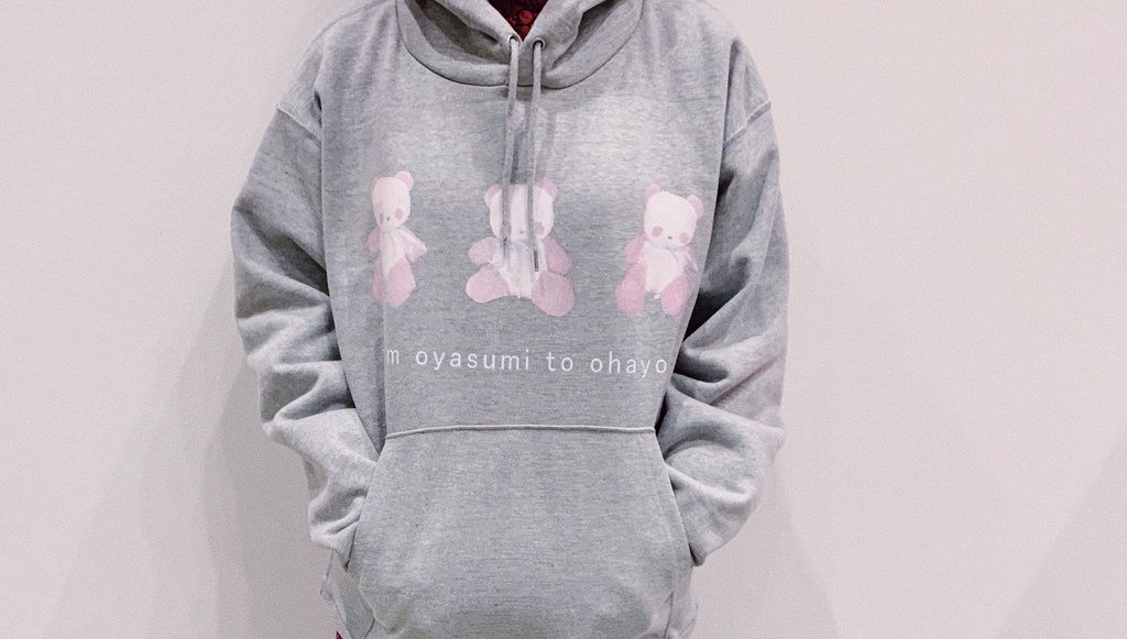 まろぱんフーディ【グレー 】