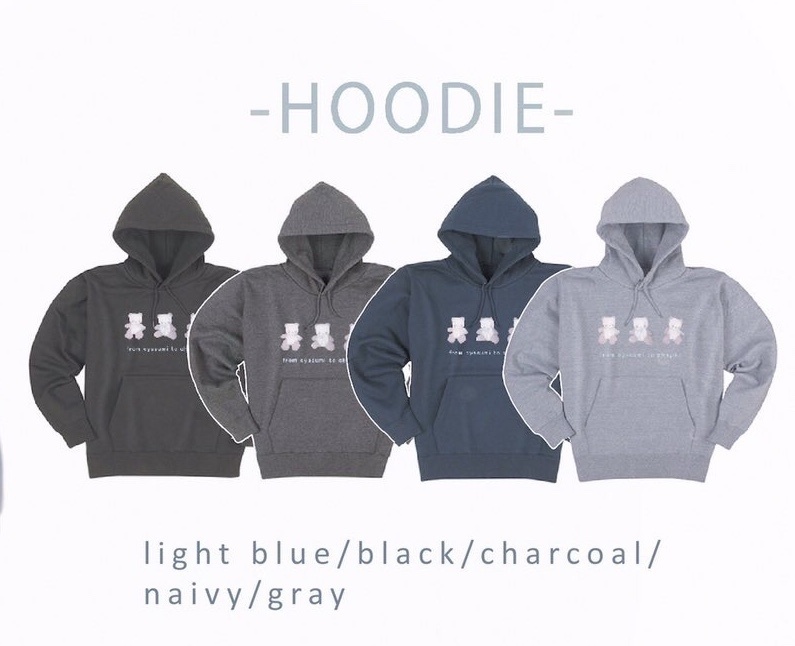 まろぱんフーディ【グレー 】