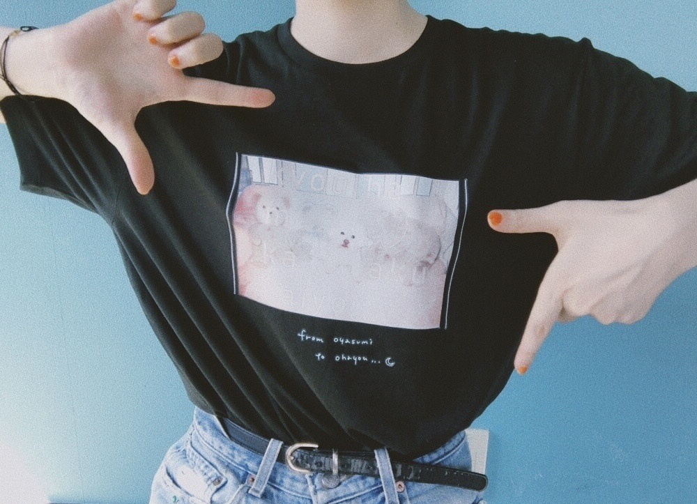 “マダカエリタクナイヨ‥”T-shirts(ブラック)