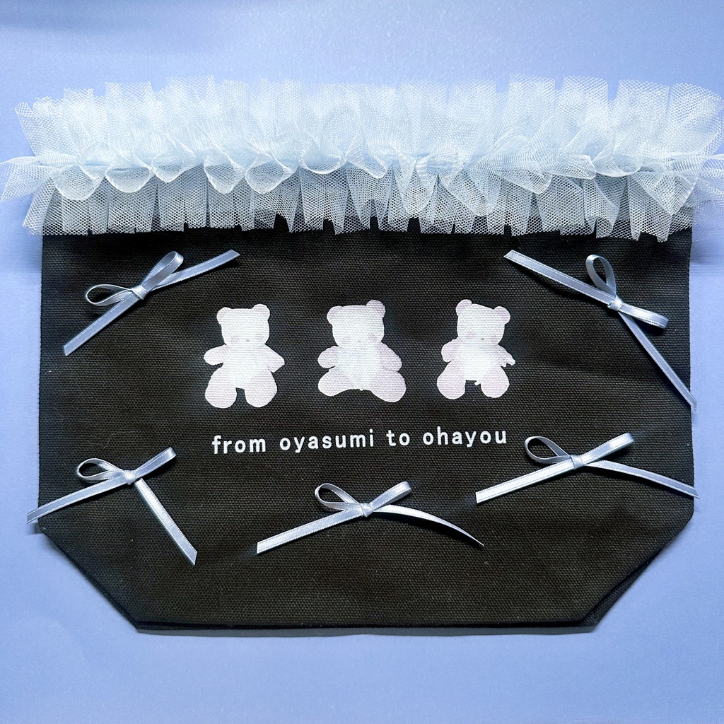 《リメイク》from oyasumi to ohayou まろぱんポーチ