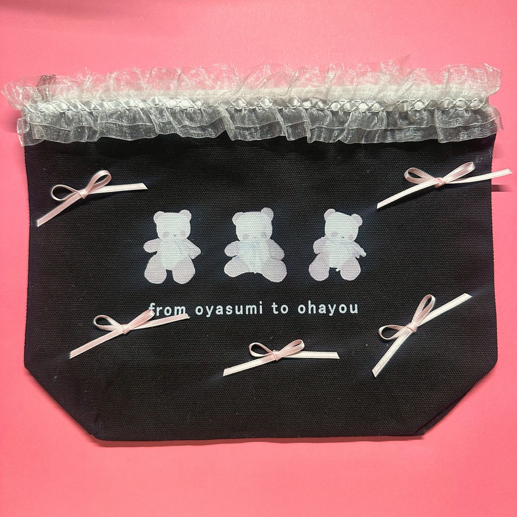 《リメイク》from oyasumi to ohayou まろぱんポーチ