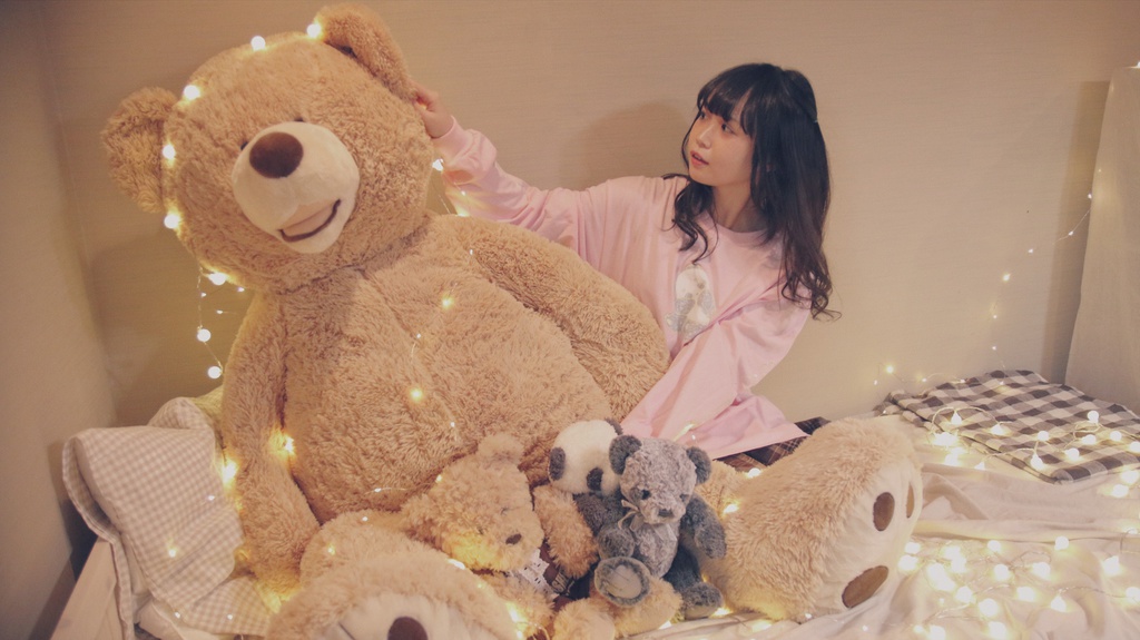 “mou onaka ippai LONG T-shirts” 《ピンク》