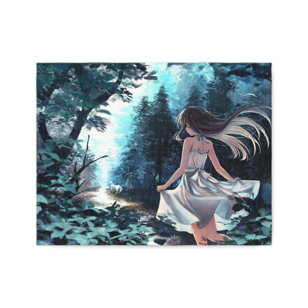 【白い馬と少女】