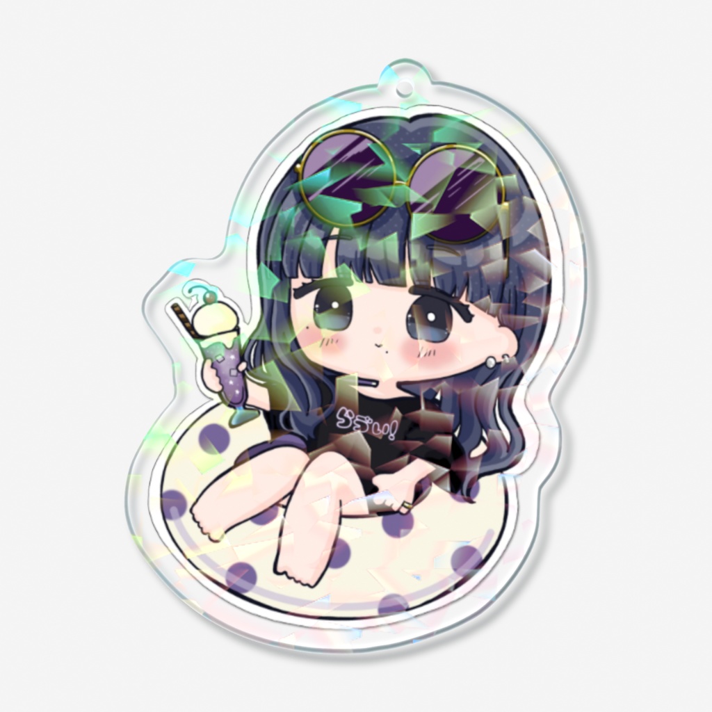 いゔのホログラムなアクキー