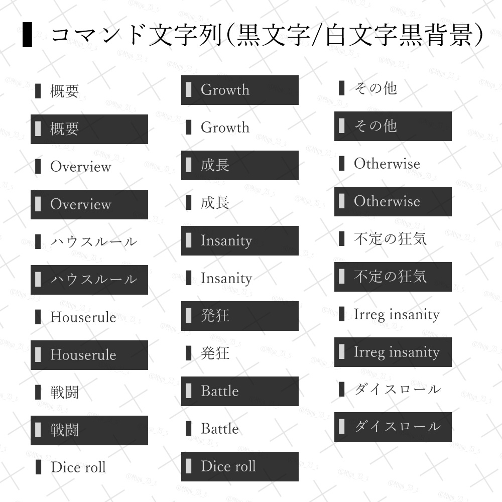 【無料あり】コマンド用スクパネ素材