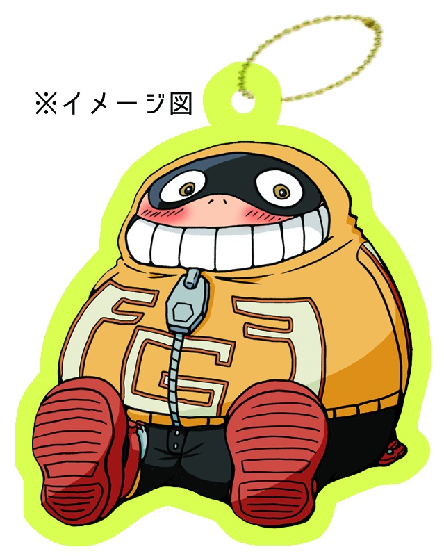 カラーアクリルキーホルダー
