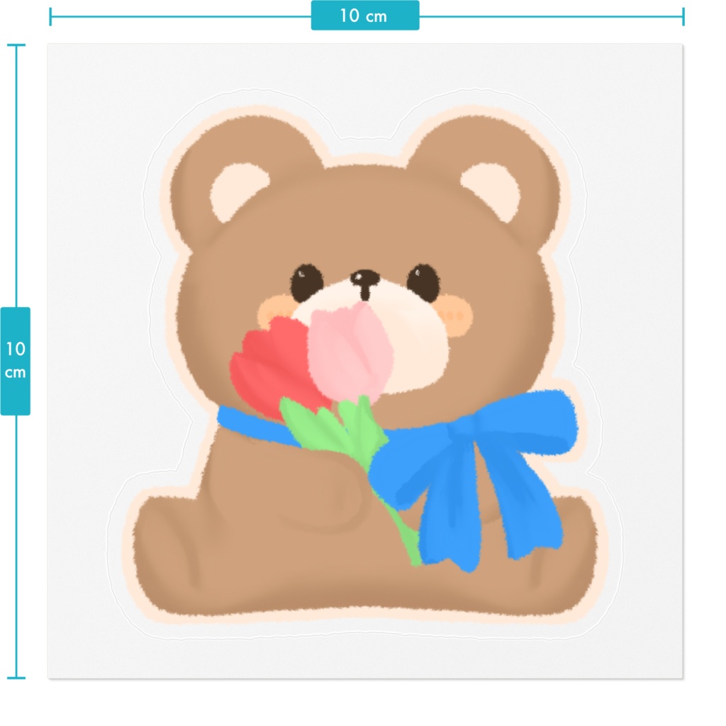 くまさん ステッカー