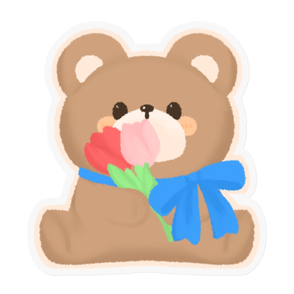 くまさん ステッカー
