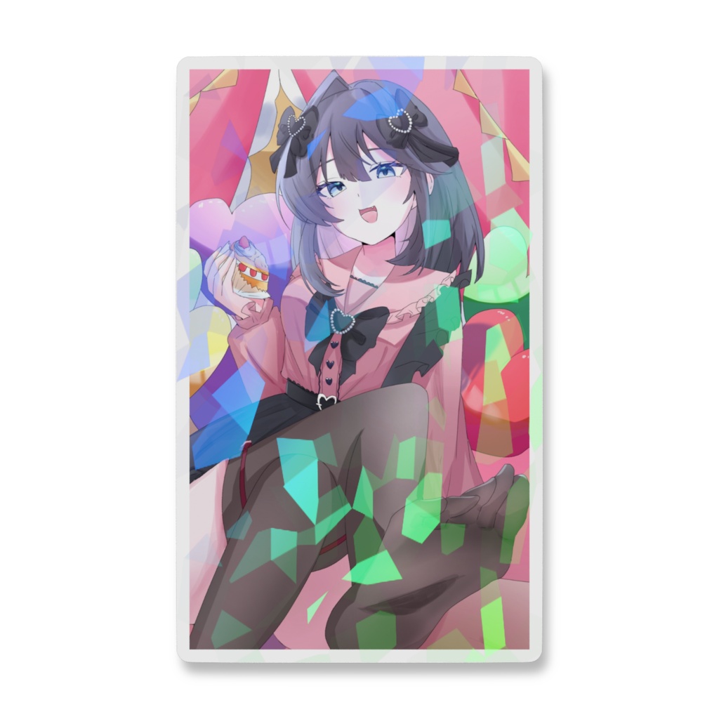 【地榴アイナ誕生日記念グッズ】ホログラムステッカー📸