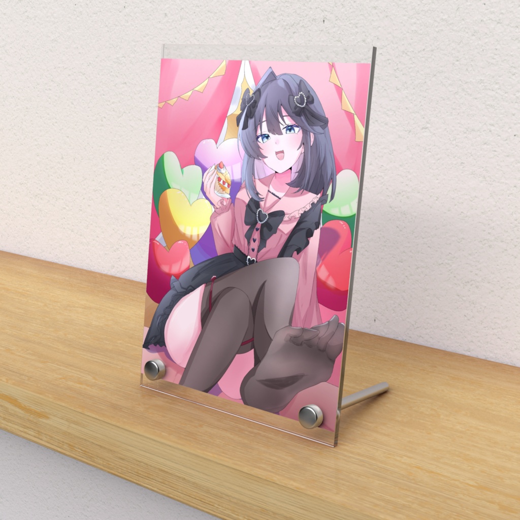 【地榴アイナ誕生日記念グッズ】アクリルフォトパネル。飾ってね♡