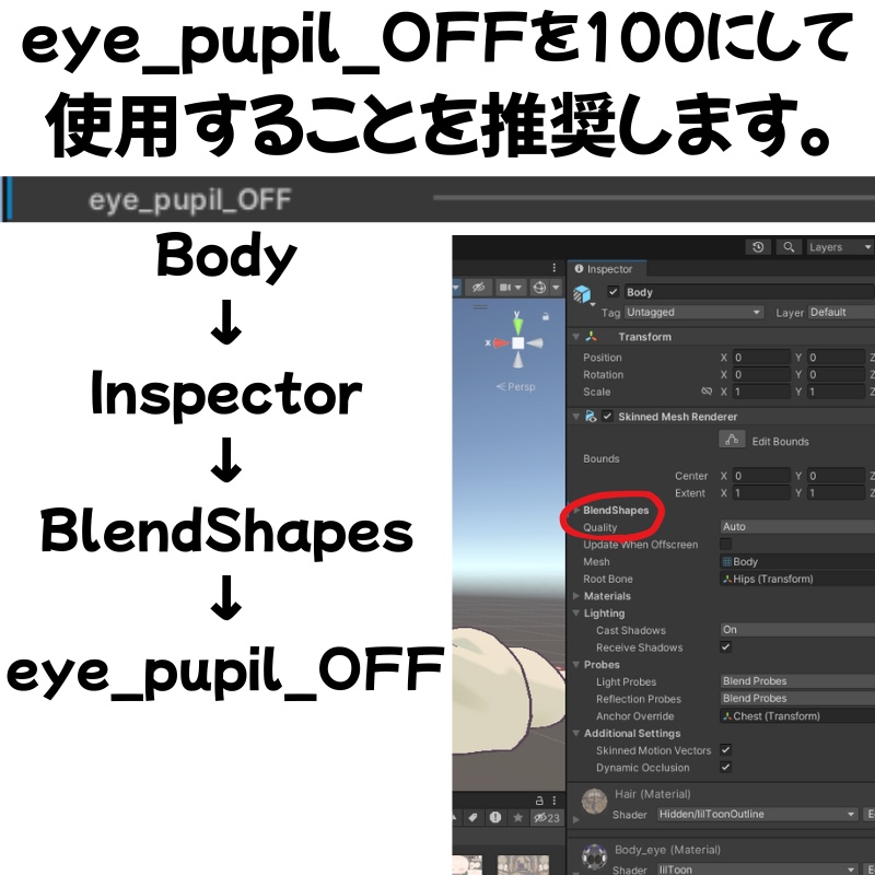 【キプフェル専用アイテクスチャ】フクロウアイ