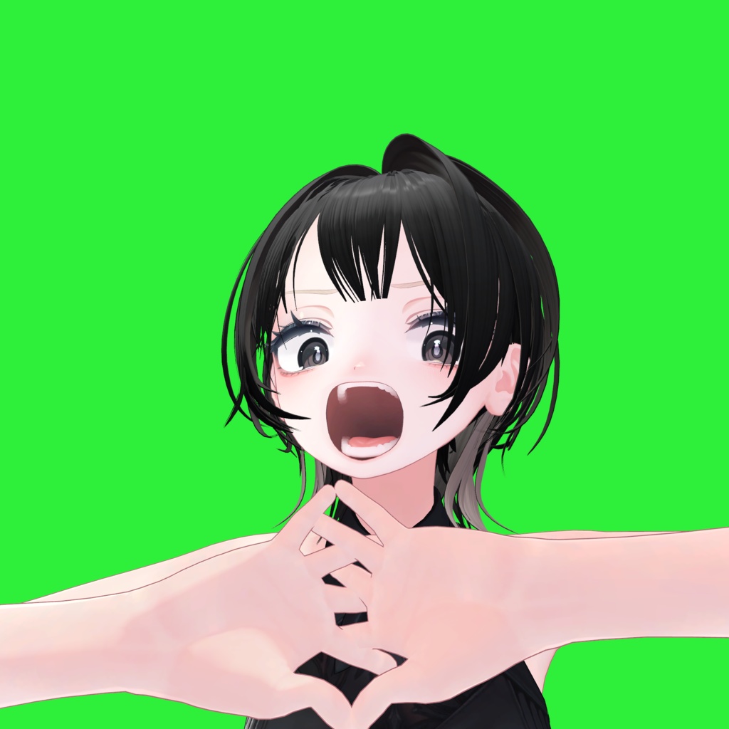 三者同時の領域展開ポーズ・表情