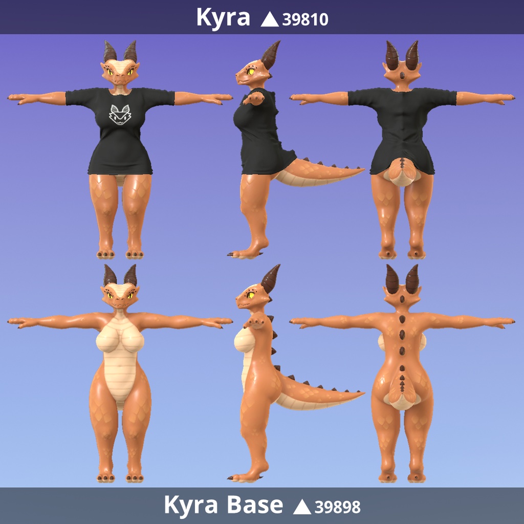 Kyra 「キーラ」3D VRChat Avatar