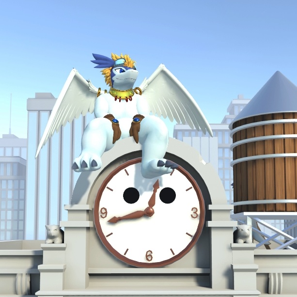 Windragon 「シロン」 Shiron 3D VRChat avatar 3.0