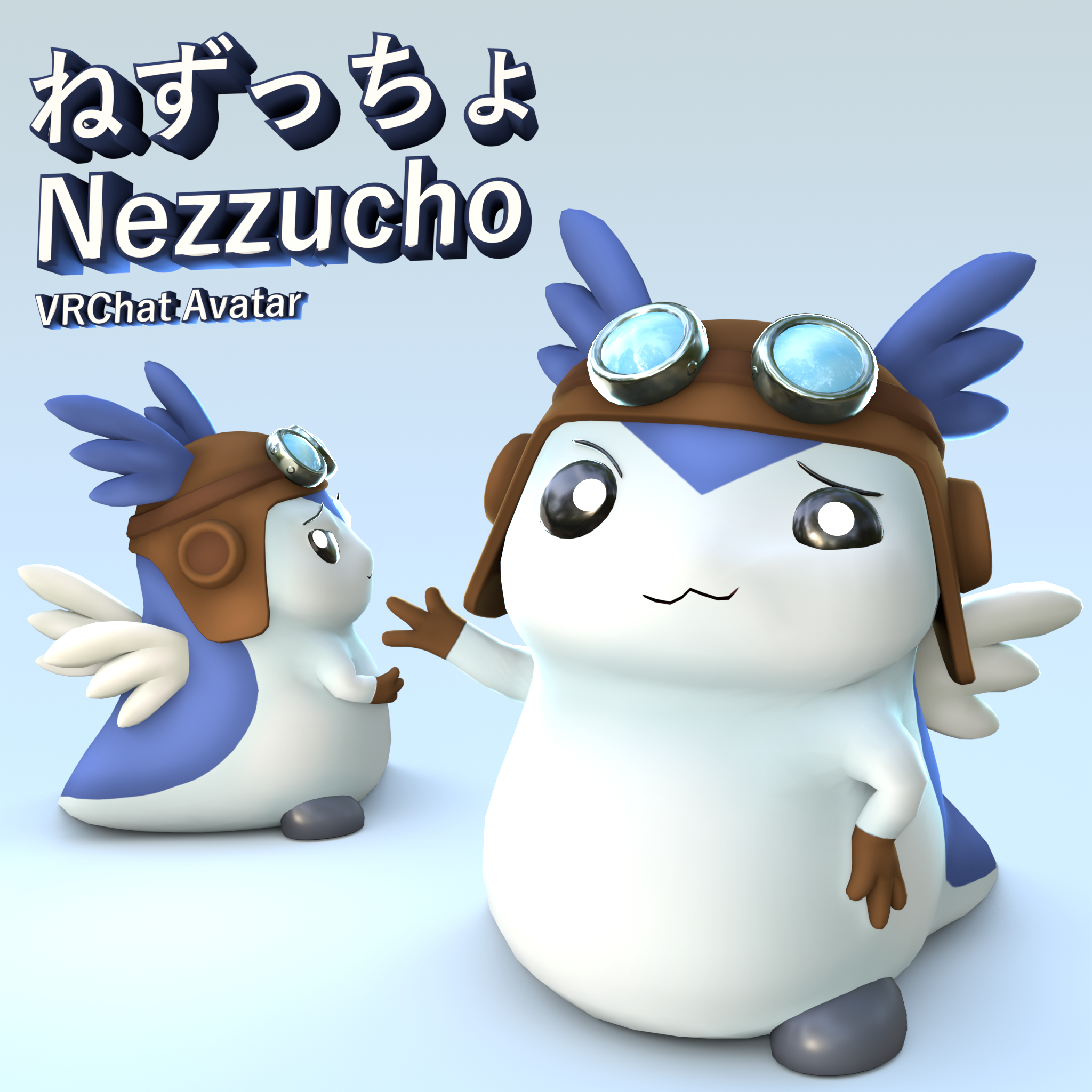 Nezzucho 3D VRChat avatar