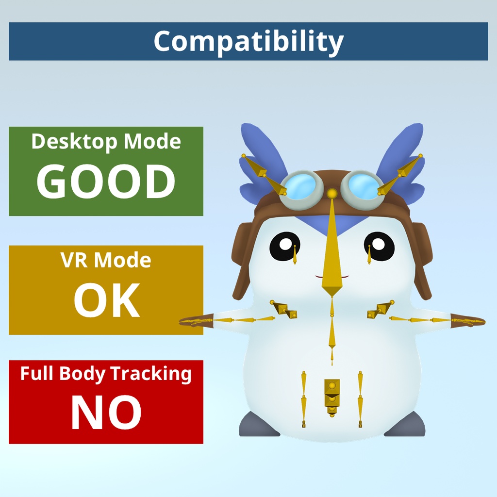 Nezzucho 3D VRChat avatar