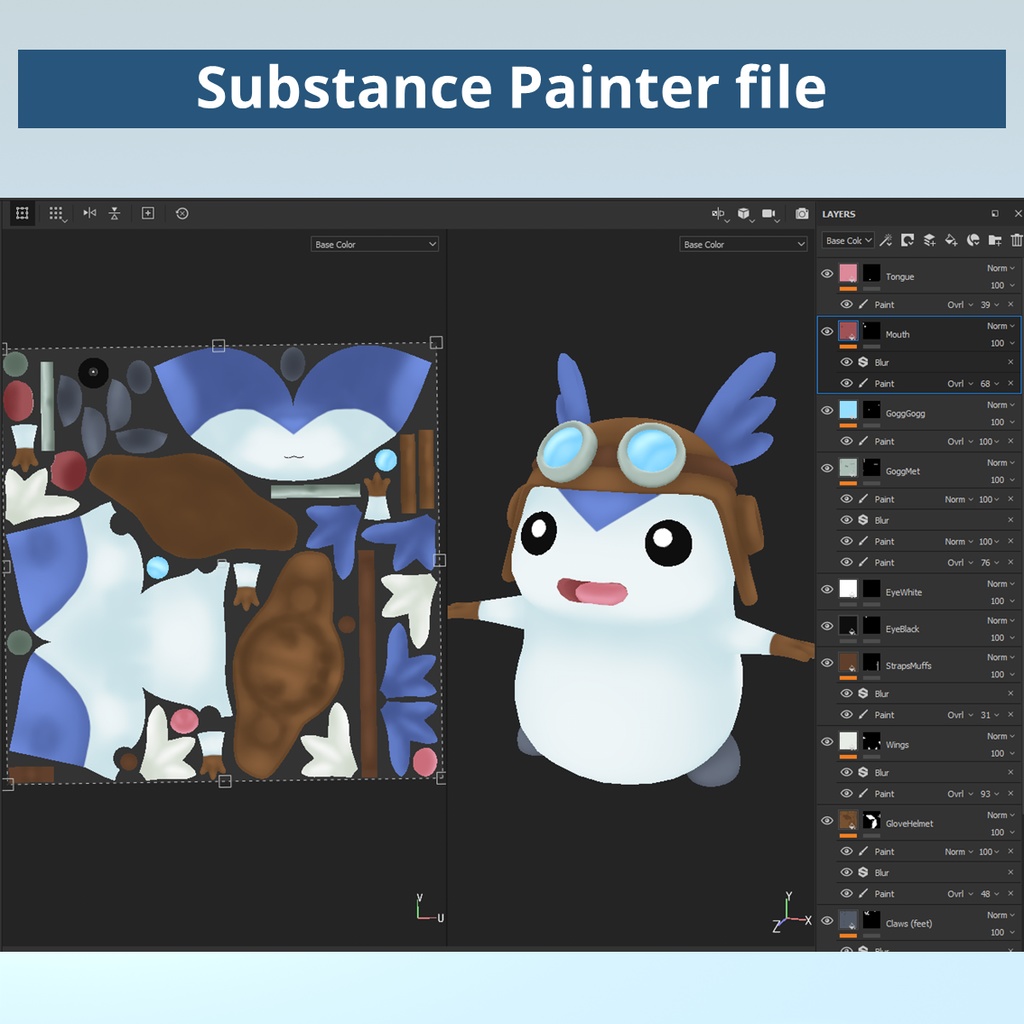 Nezzucho 3D VRChat avatar