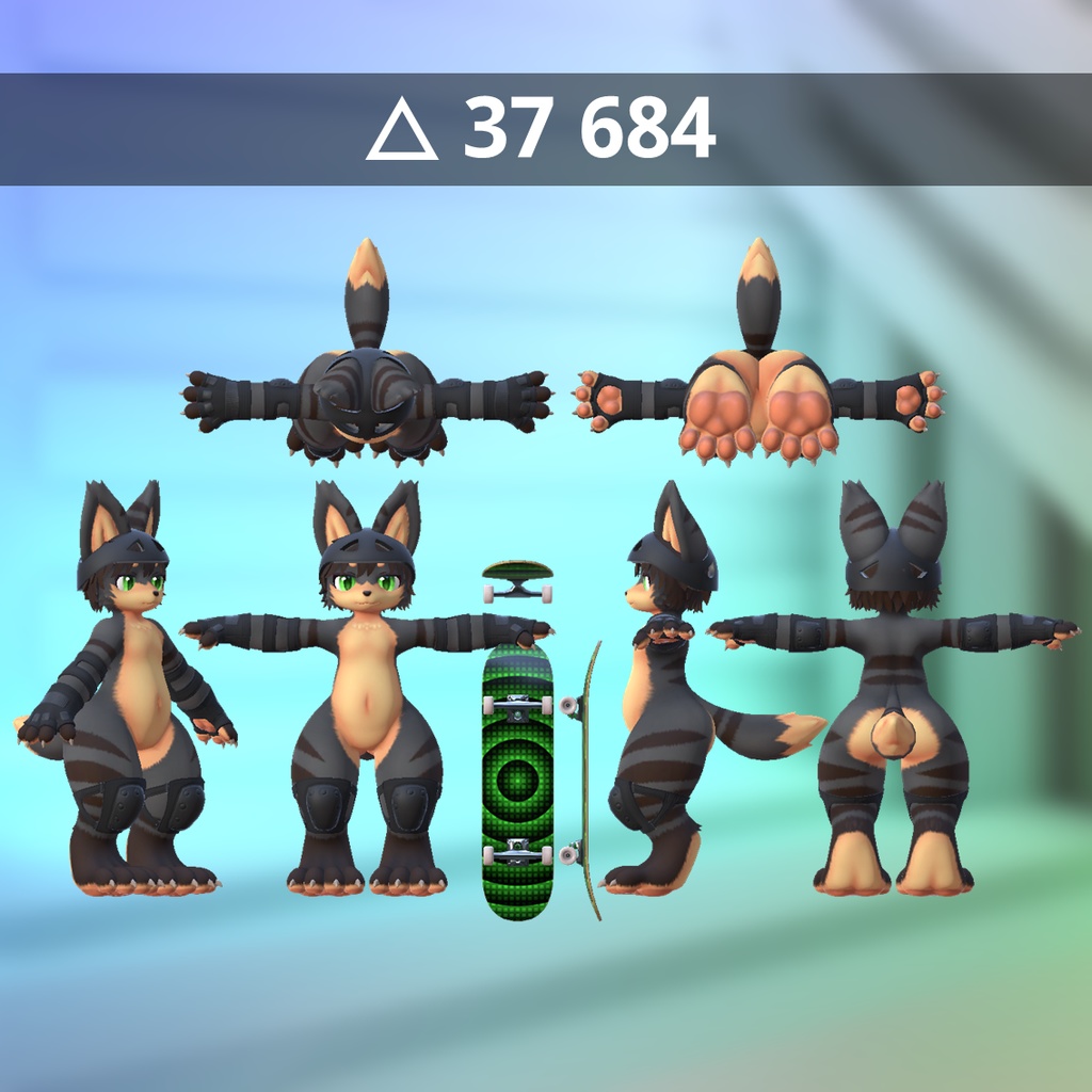 Skafu 3D VRChat Avatar 3.0