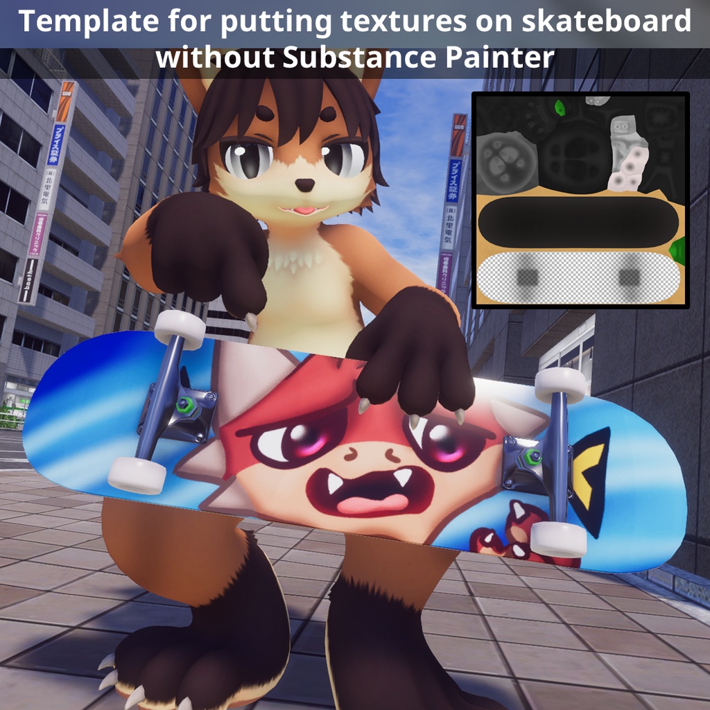 Skafu 3D VRChat Avatar 3.0