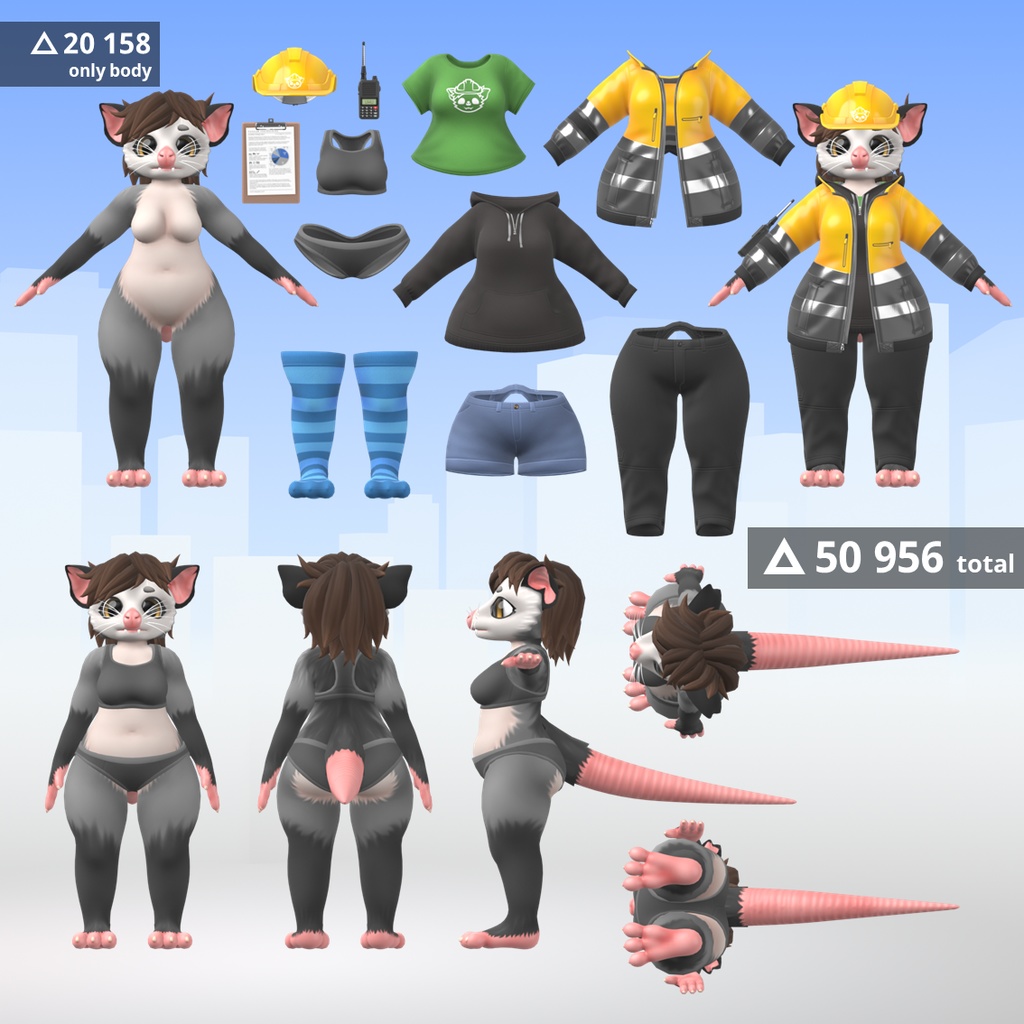 Possila 3D VRChat Avatar 3.0