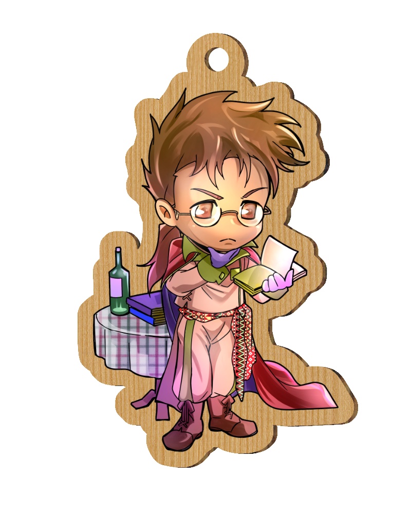 ウッドキーホルダー「トーマス」