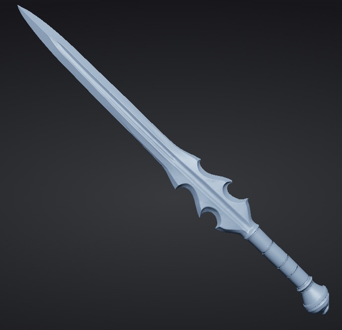【3Dプリント用STL】サンプルソード_1/Sample Sword_1
