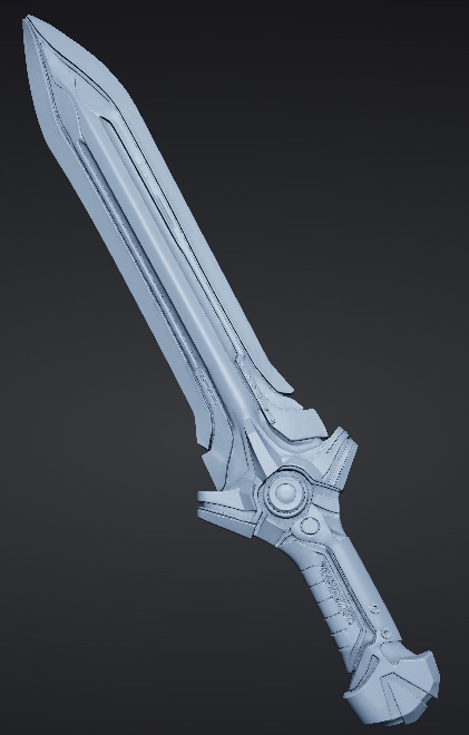 【3Dプリント用STL】甲虫の短剣/Beetle Dagger