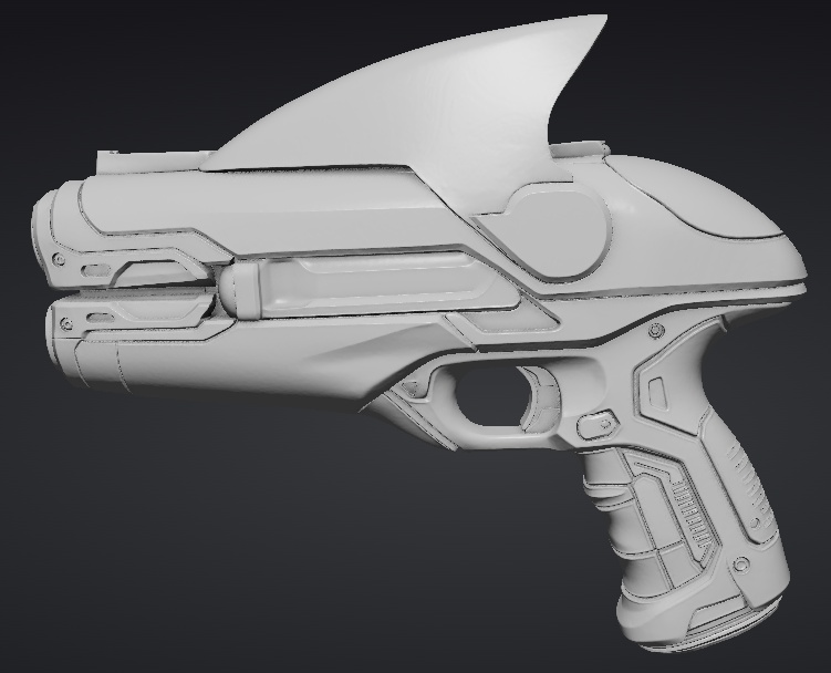 【3Dプリント用STL】トップギアの銃/Top Gear gun