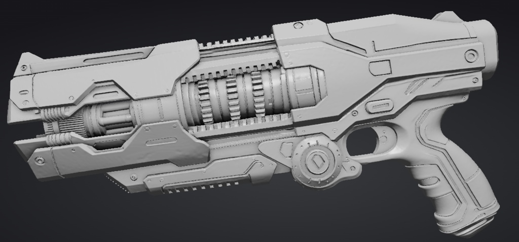 【3Dプリント用STL】狐の銃/Fox's gun