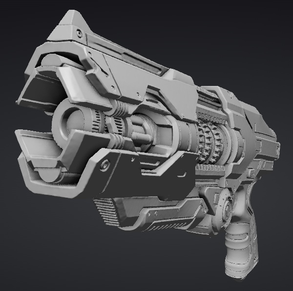 【３Dプリント用STL】狐の銃/Fox's gun