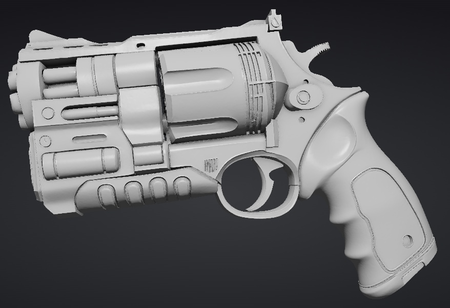 【3Dプリント用STL】荒鷲の機関銃/Eagle's Machine Gun