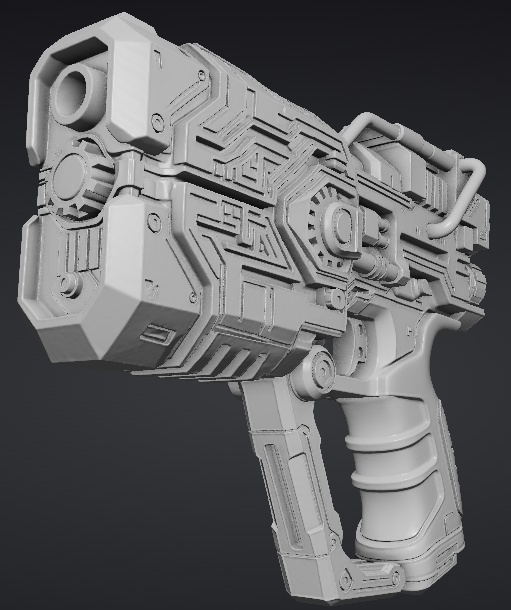 【３Dプリント用STL】射手の銃/The shooter's gun