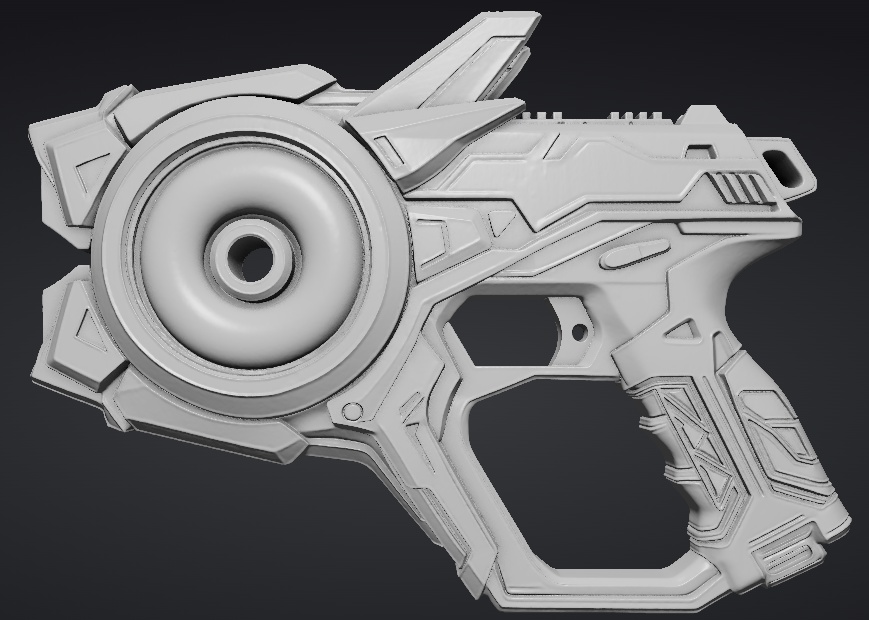 【3Dプリント用STL】召喚光線銃/Summoning Ray Gun
