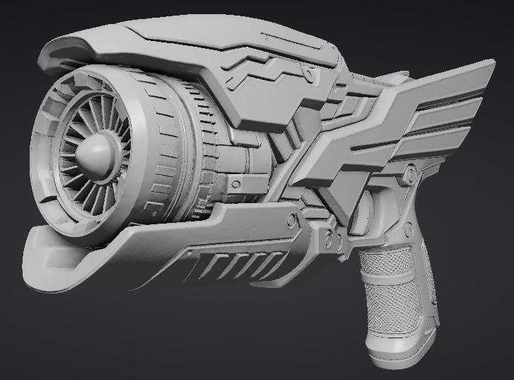 【３Dプリント用STL】伝説の銃/Legendary gun