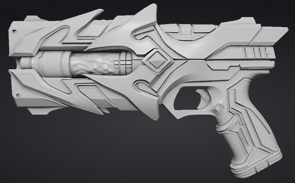 【3Dプリント用STL】伝説の召喚銃/Legendary Summoning Gun